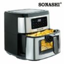 مقلاة هوائية رقمية سعة 9.2 لتر وقدرة 2000 وات -08 برامج - SAF-920 أسFriteuse À Air Numérique 9.2L 2000W -08 Programmes - SAF-920 Noir/Argent
