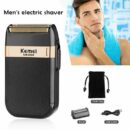 ماكينة حلاقة 3D للشعر واللحية لاسلكية مقاومة للماء -Kemei Tondeuse À Barbe Et Cheveux Rechargeable