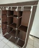 خزانة قماشية سهلة متعددة الاستخدامات بتصميم عصري وأنيق