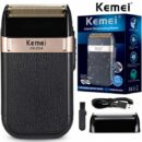 ماكينة حلاقة 3D للشعر واللحية لاسلكية مقاومة للماء -Kemei Tondeuse À Barbe Et Cheveux Rechargeable
