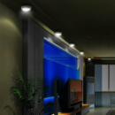 Lampe 5LED avec télécommande et fonction tactile - Fonctionnement sur piles sans fil