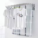 علاقة ومجففة الملابس ب 5 رفوف وبطول 1متر، تصميم موفر للمساحة - Sèche Linge Aluminium Extensible 1m