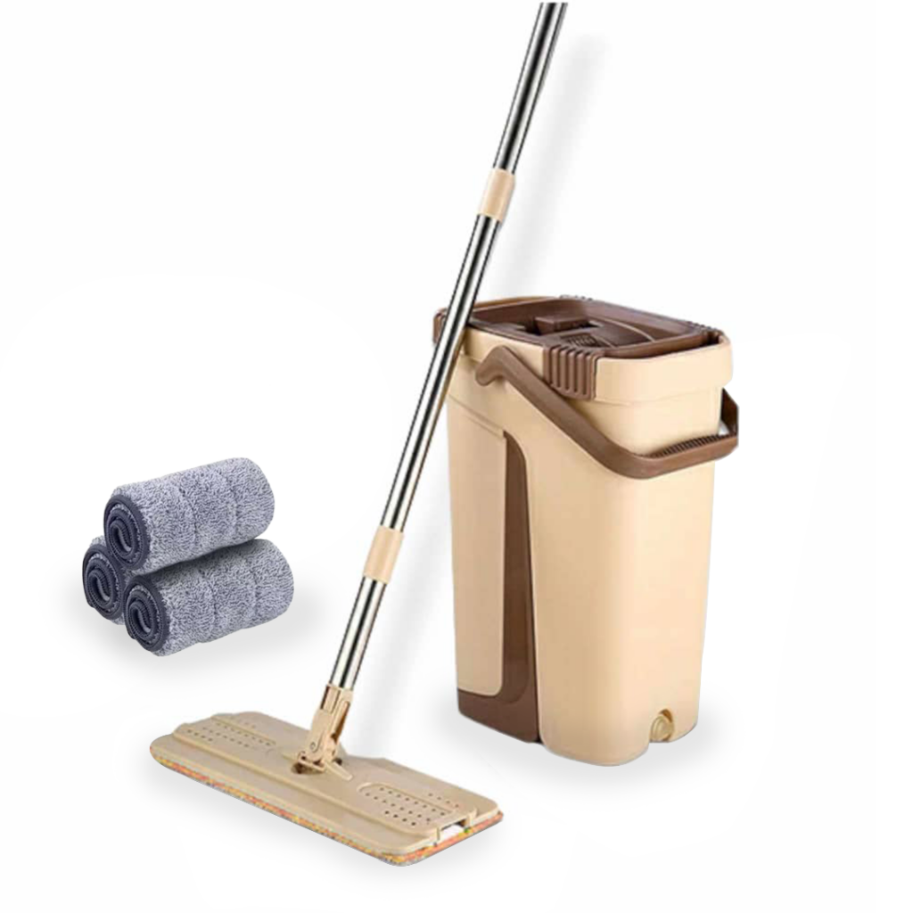 ⁦دلو تنظيف الاكثر فعالية وسهولة بممسحة 360 درجة Seau Magique - 360° Clean Mop Balai Vadrouille Serpillière⁩ - الصورة ⁦4⁩