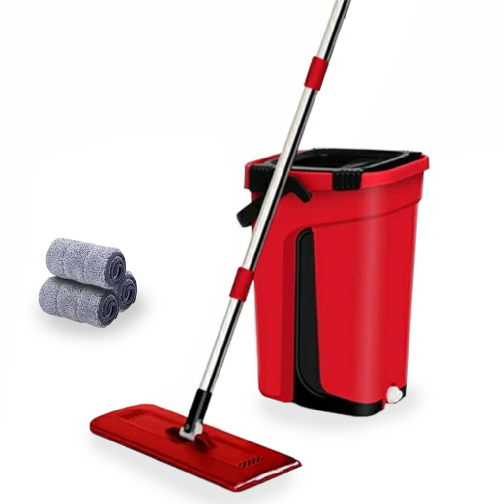 ⁦دلو تنظيف الاكثر فعالية وسهولة بممسحة 360 درجة Seau Magique - 360° Clean Mop Balai Vadrouille Serpillière⁩ - الصورة ⁦2⁩