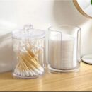 منظم لتخزين الأعواد القطنية والأقراص القطنية - Organisateur Rangement Coton-Tige Et Coton disque