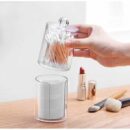 منظم لتخزين الأعواد القطنية والأقراص القطنية - Organisateur Rangement Coton-Tige Et Coton disque