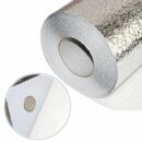 غلاف مساحات المطبخ مضاد للدهون سهل التنظيف عازل ومقاوم للحرارة Roller Aluminium Adhésif 5m